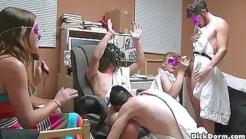 Twink Sucking Cocks In Dorm - College students 18+