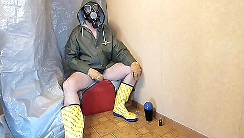 Wanking In My Rubber And Oilskin