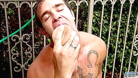 Buttplug Cumshot From The Smoldering With Christian Cayden