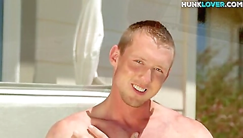 Smooth Stud Teases Torso And His Butt While Jerking