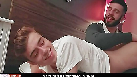 Stepson Disciplined By Sleazy Stepdaddy