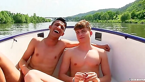 Ch - 441 - Two Friends And I On A Little Motorboat Cruise