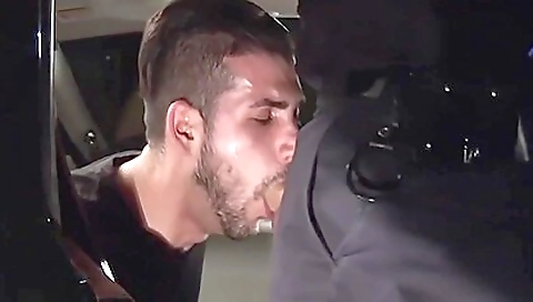 Gagging On Cop Pecker